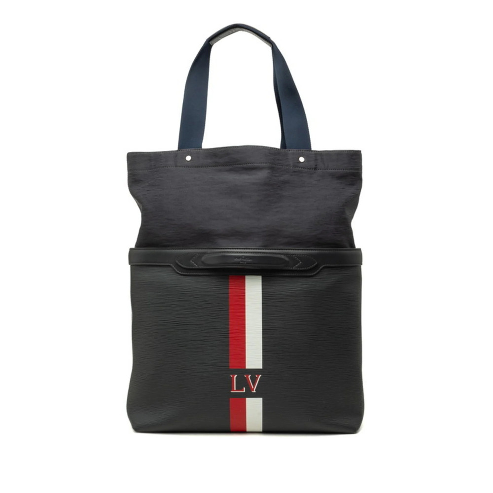 Louis Vuitton Epi Ultralight Handbag 2-Way Tote Bag Black Leather Women's LOU...